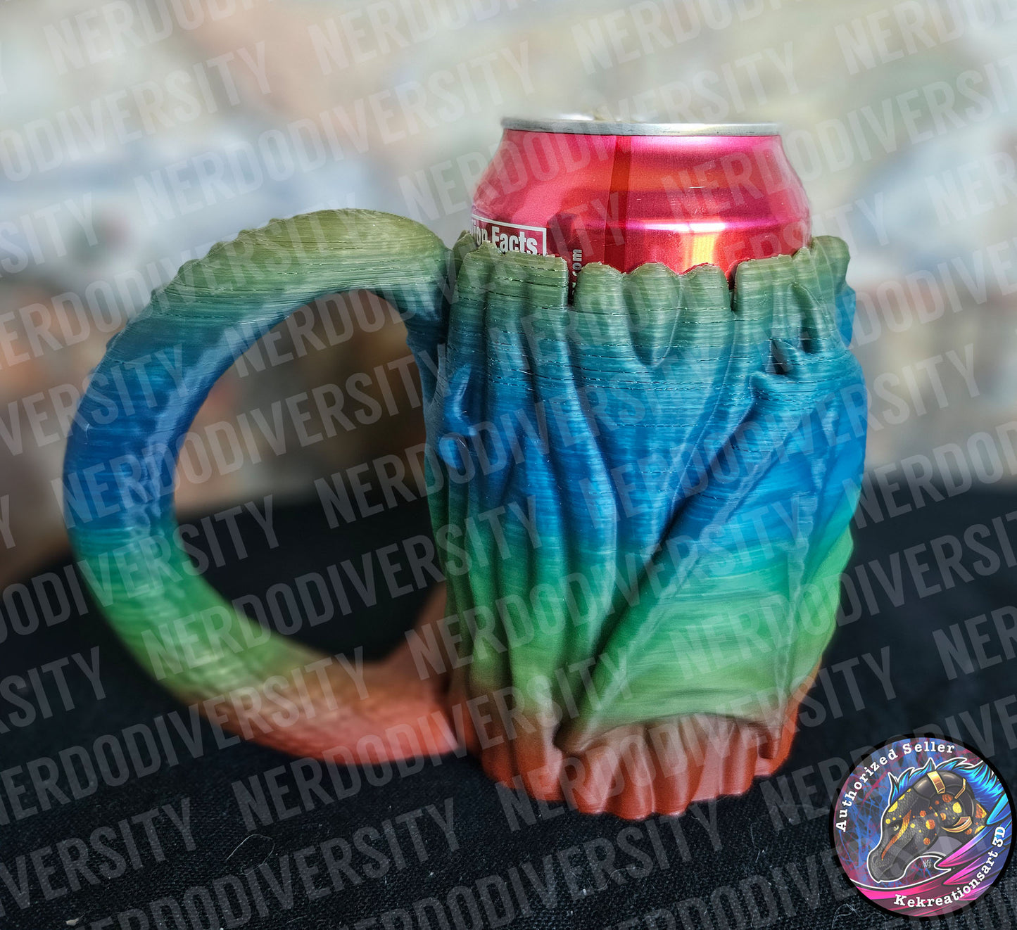 Drink Dragon Can Holder - Antique Rainbow