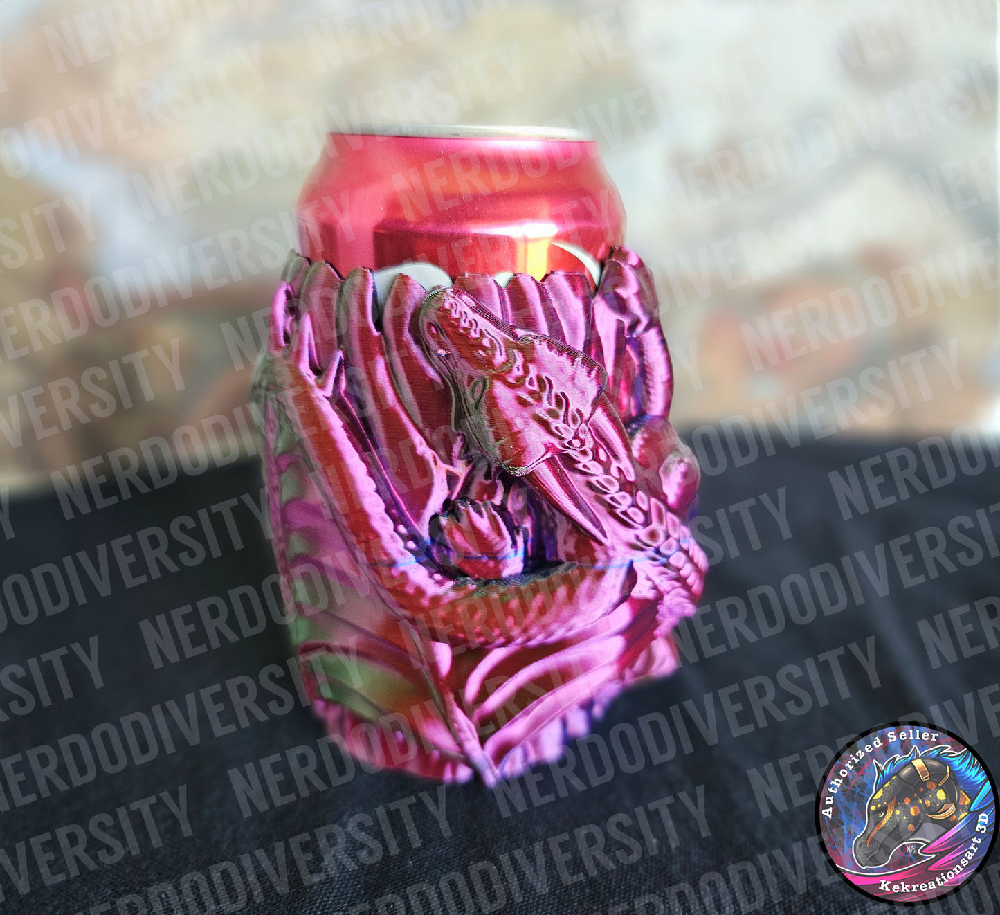 Drink Dragon Can Holder - Hologram