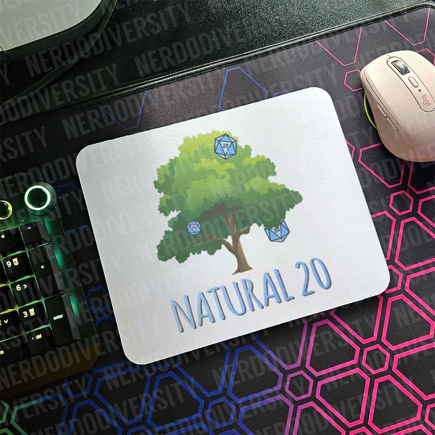 "Natural 20" Mouse Pad