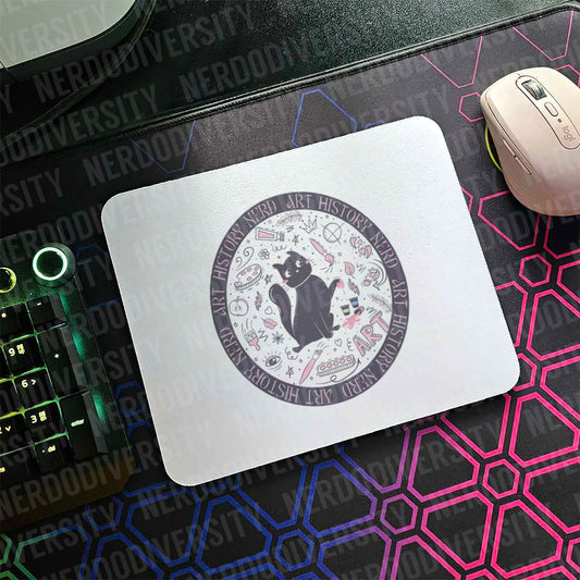 "Art History Nerd" Mouse Pad