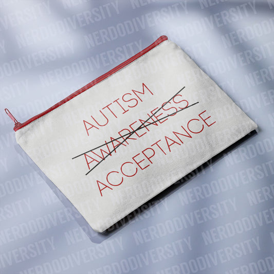 "Autism Acceptance" Zipper Pouch