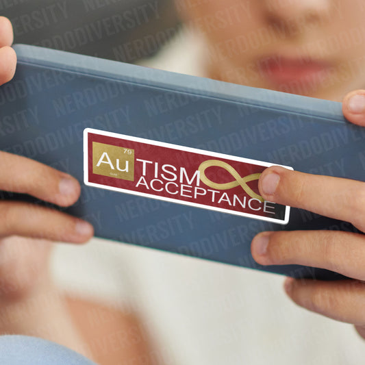 "AU-tism Acceptance" Sticker