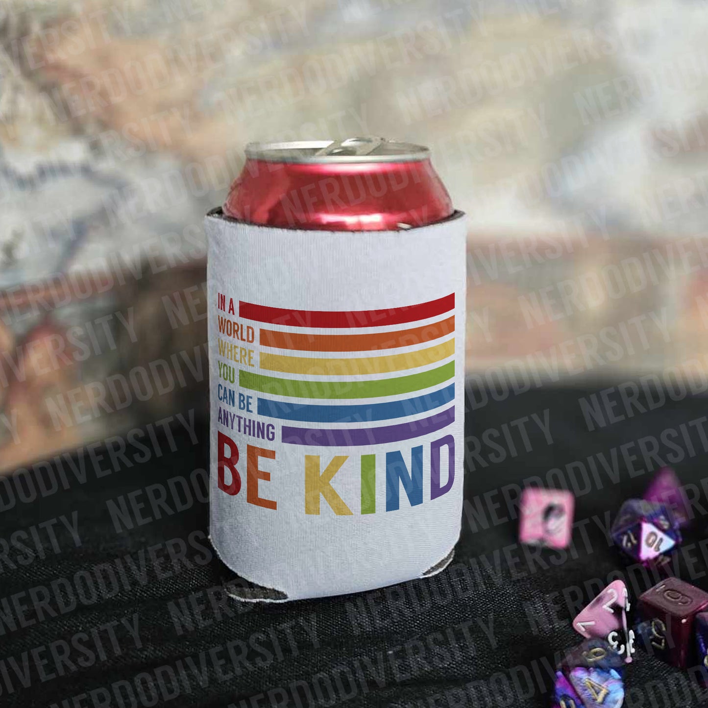 "Be Kind" Can Cooler