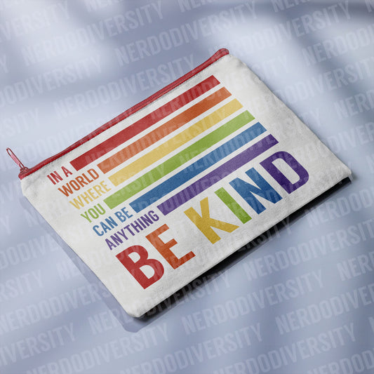 "Be Kind" Zipper Pouch