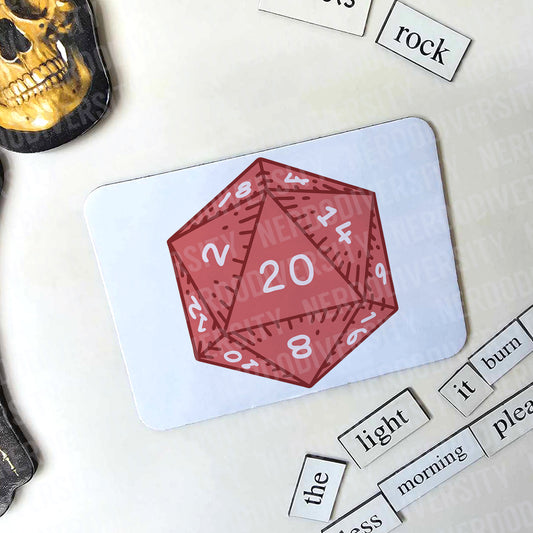 "D20 (Red)" Magnet