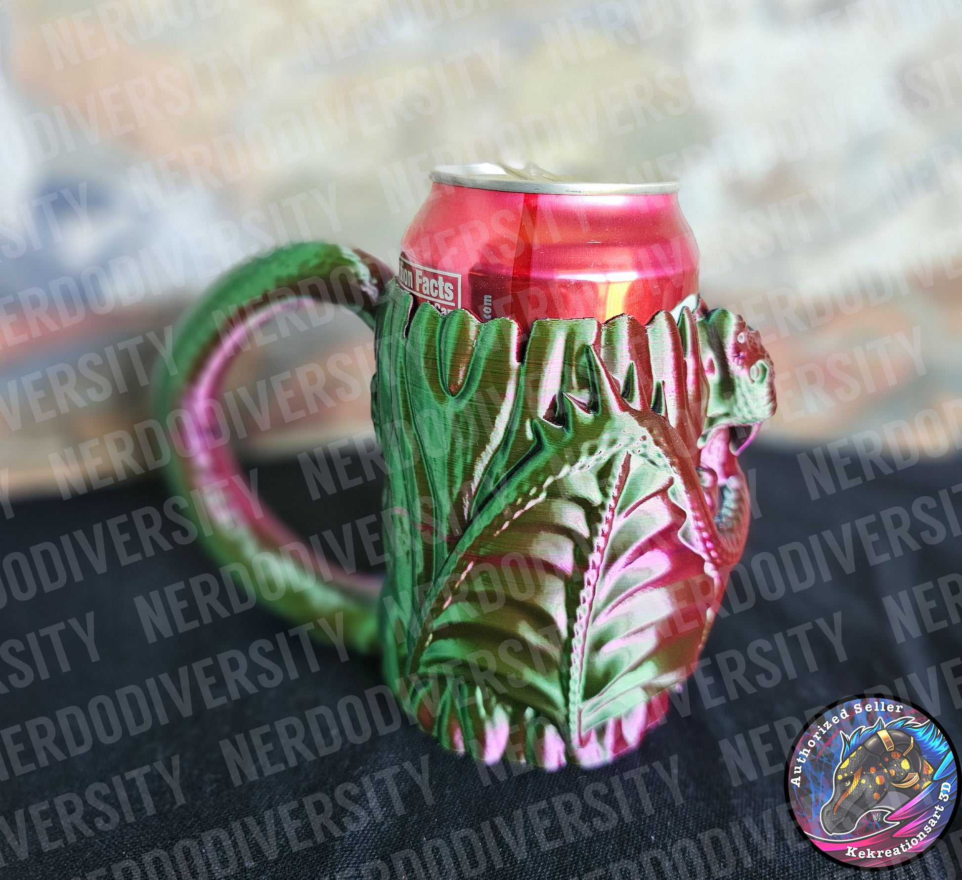 Drink Dragon Can Holder - Hologram