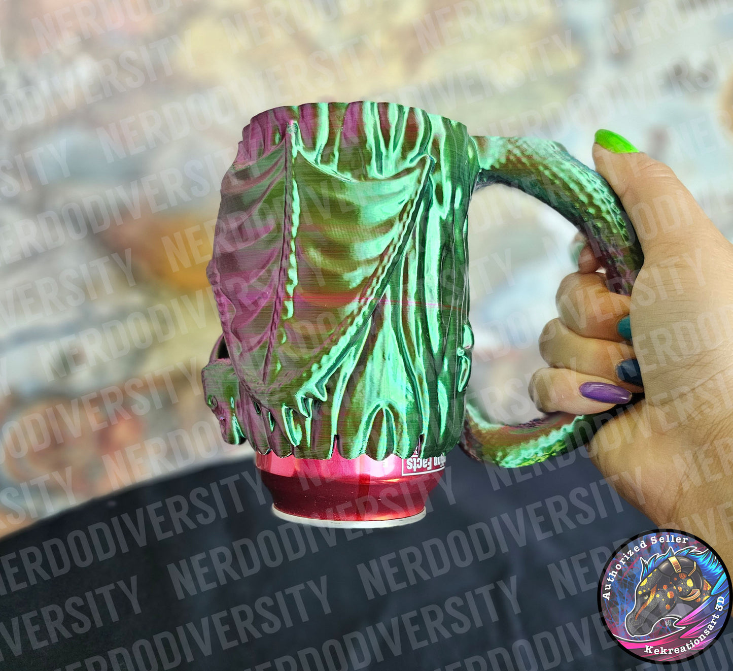 Drink Dragon Can Holder - Hologram (Upside Down!)