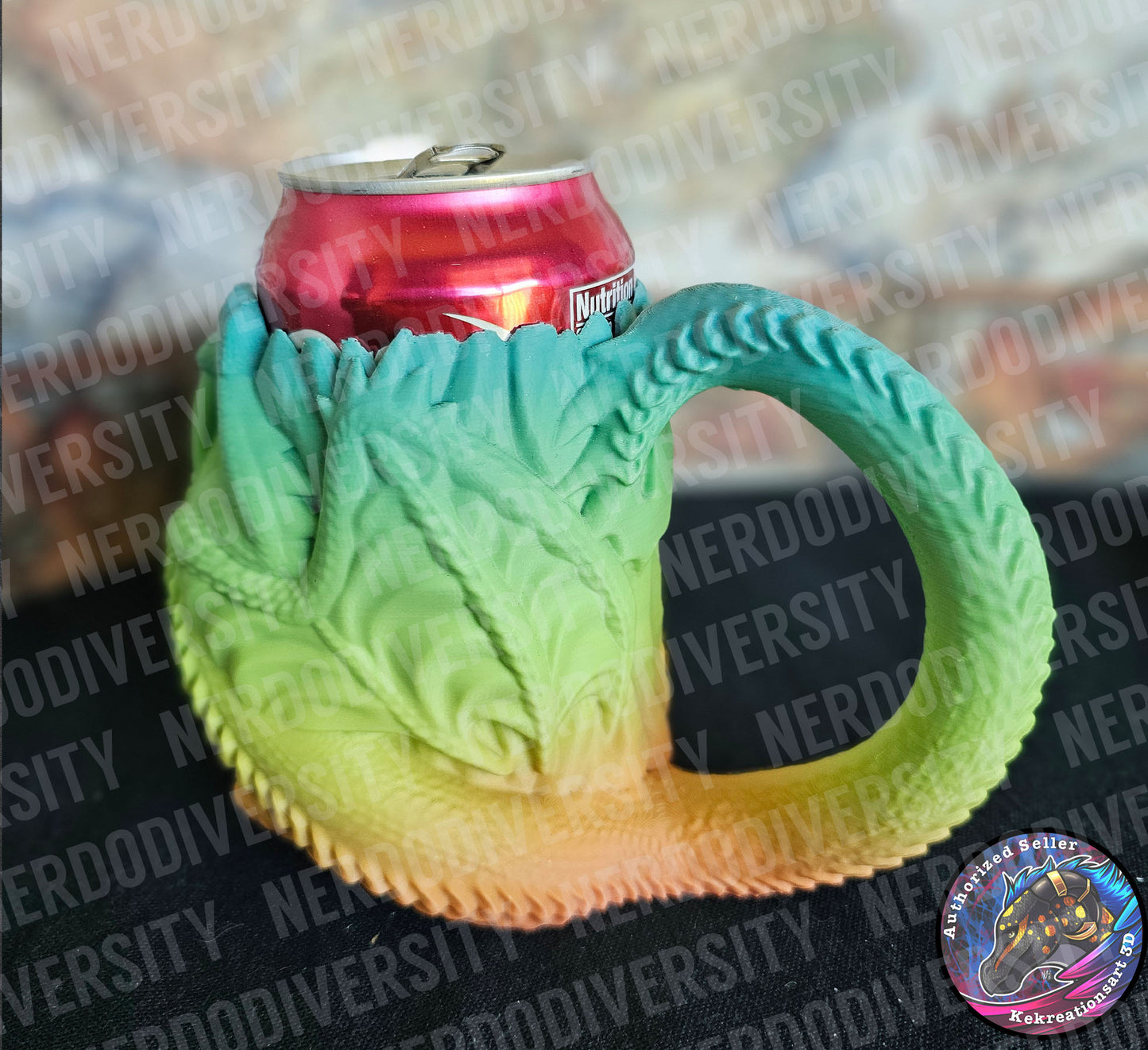 Drink Dragon Can Holder - Rainbow