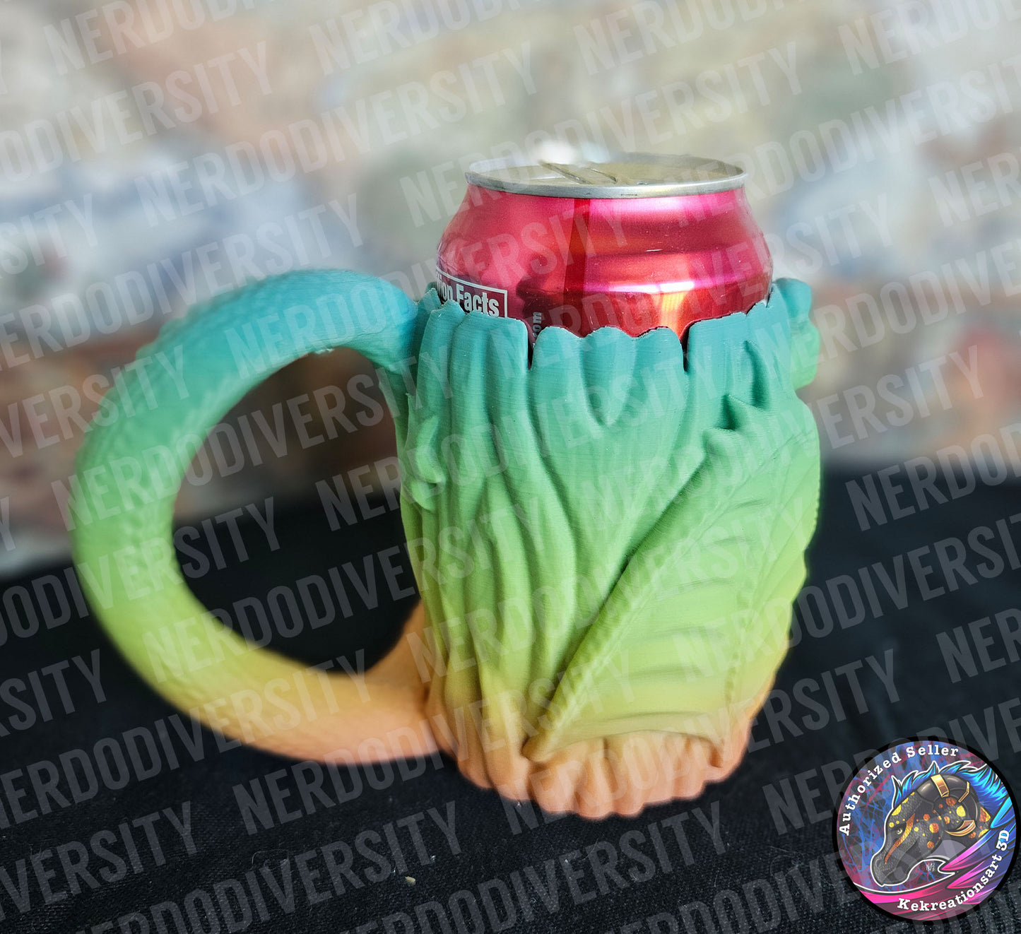 Drink Dragon Can Holder - Rainbow