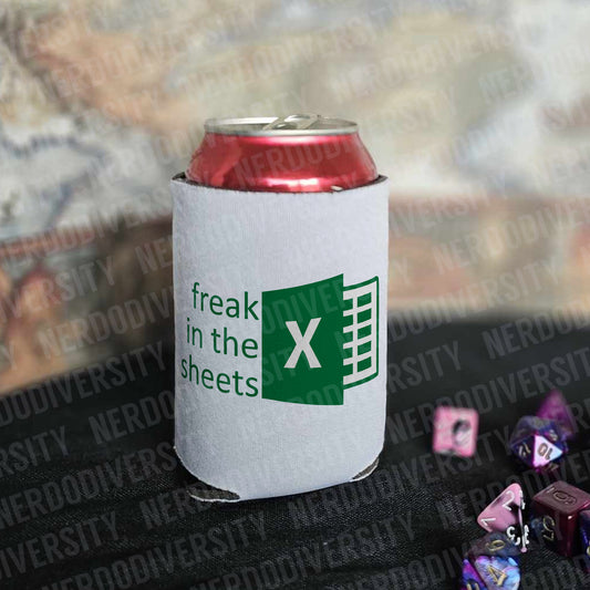 "Excel Freak in the Sheets" Can Cooler