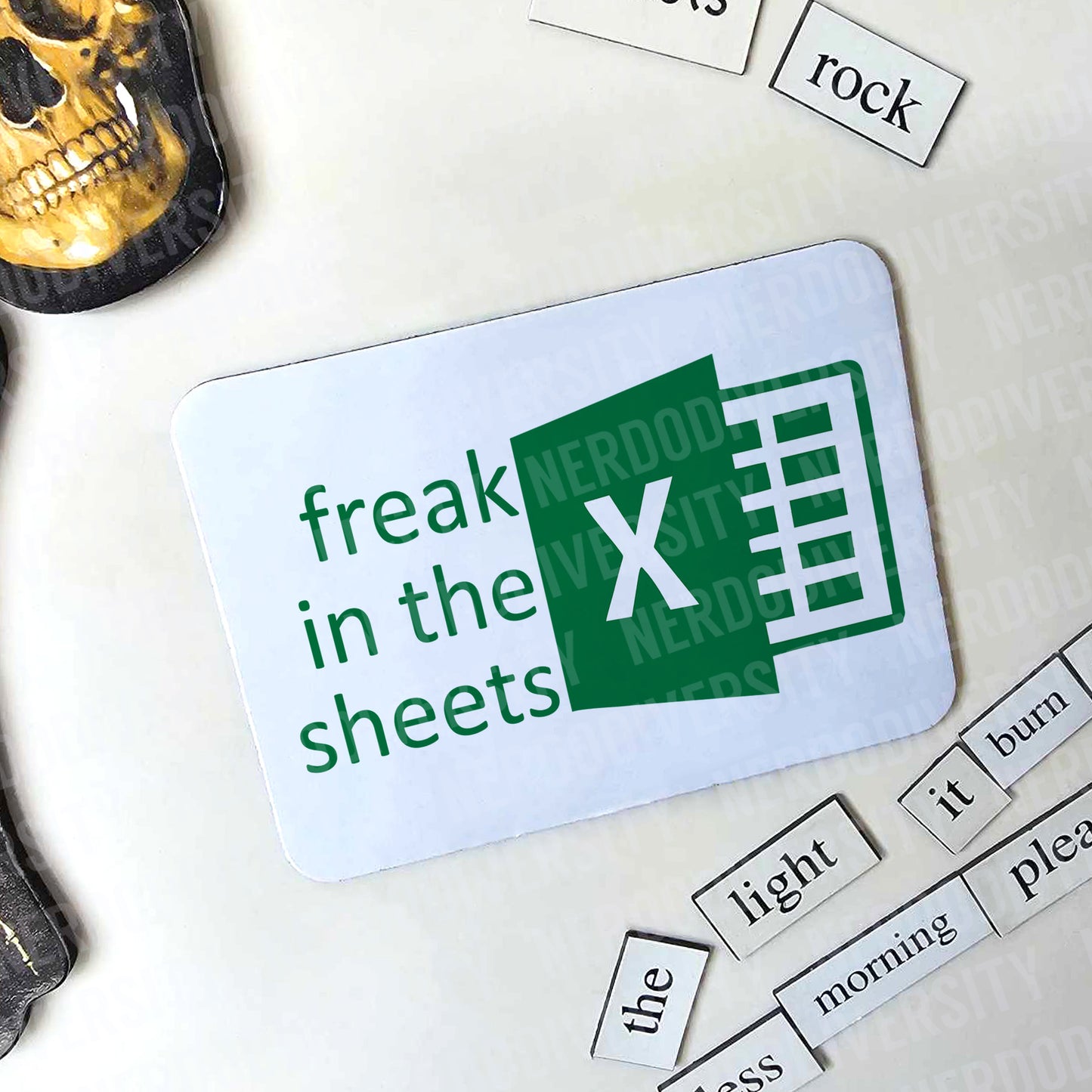 "Excel Freak in the Sheets" Magnet