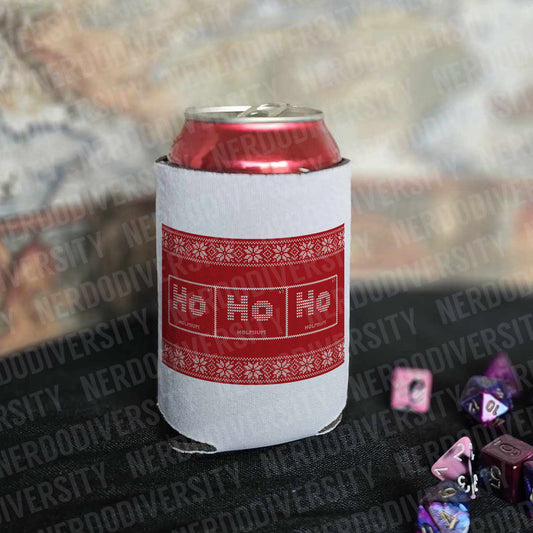 "Ho Ho Ho Periodic Table" Can Cooler