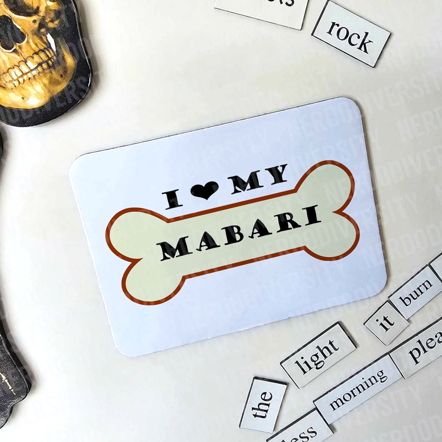 "I Love My Mabari" Magnet