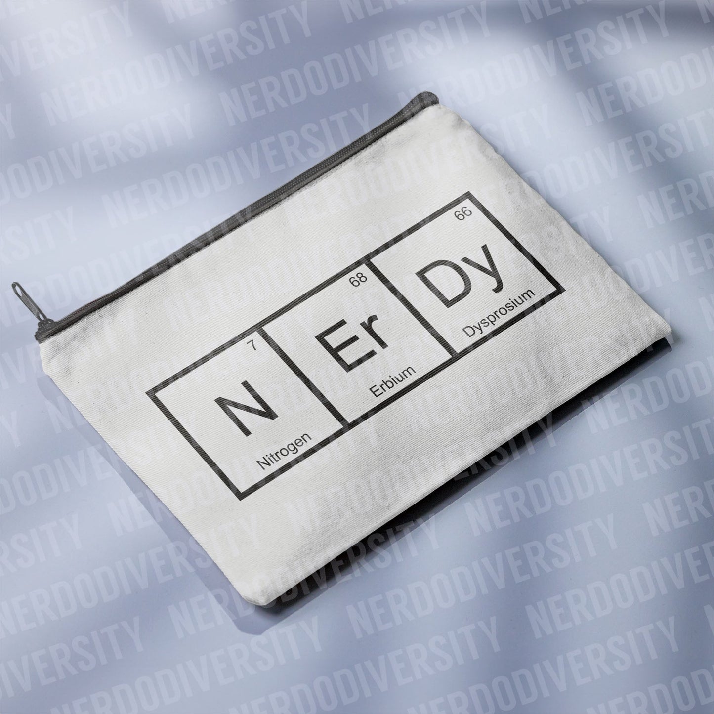 "NErDy Periodic Table" Zipper Pouch