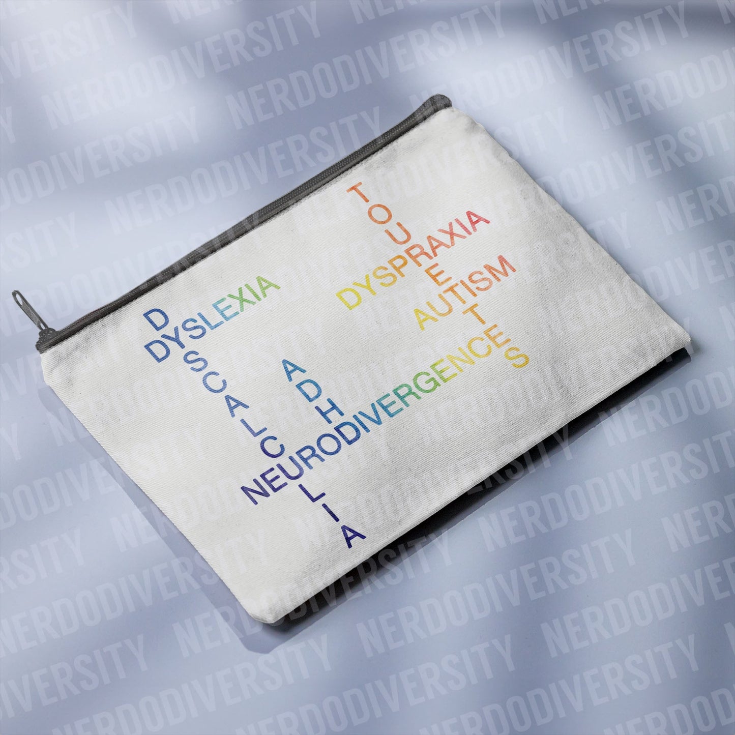 "Neurodivergence Words" Zipper Pouch