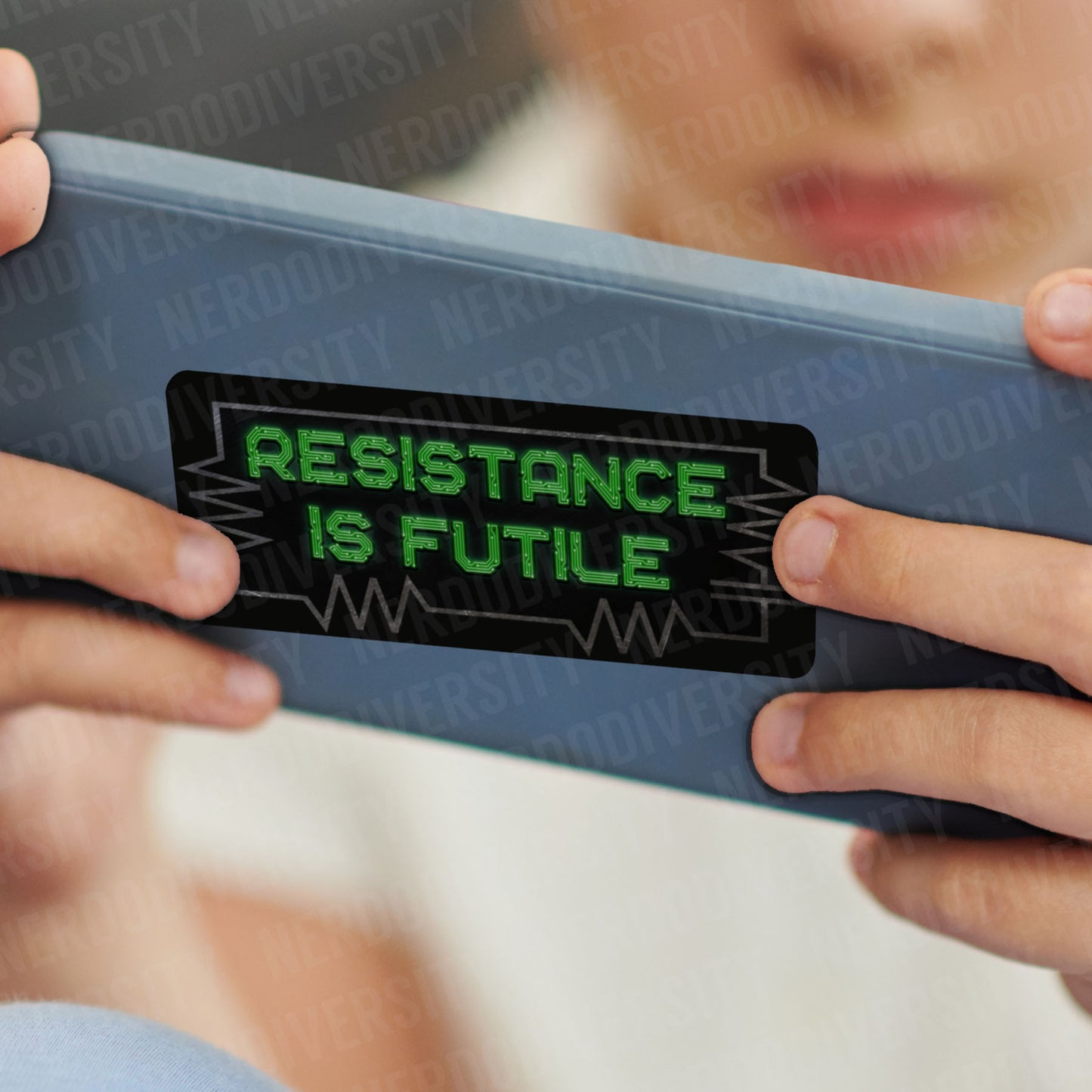 "Resistance is Futile" Sticker