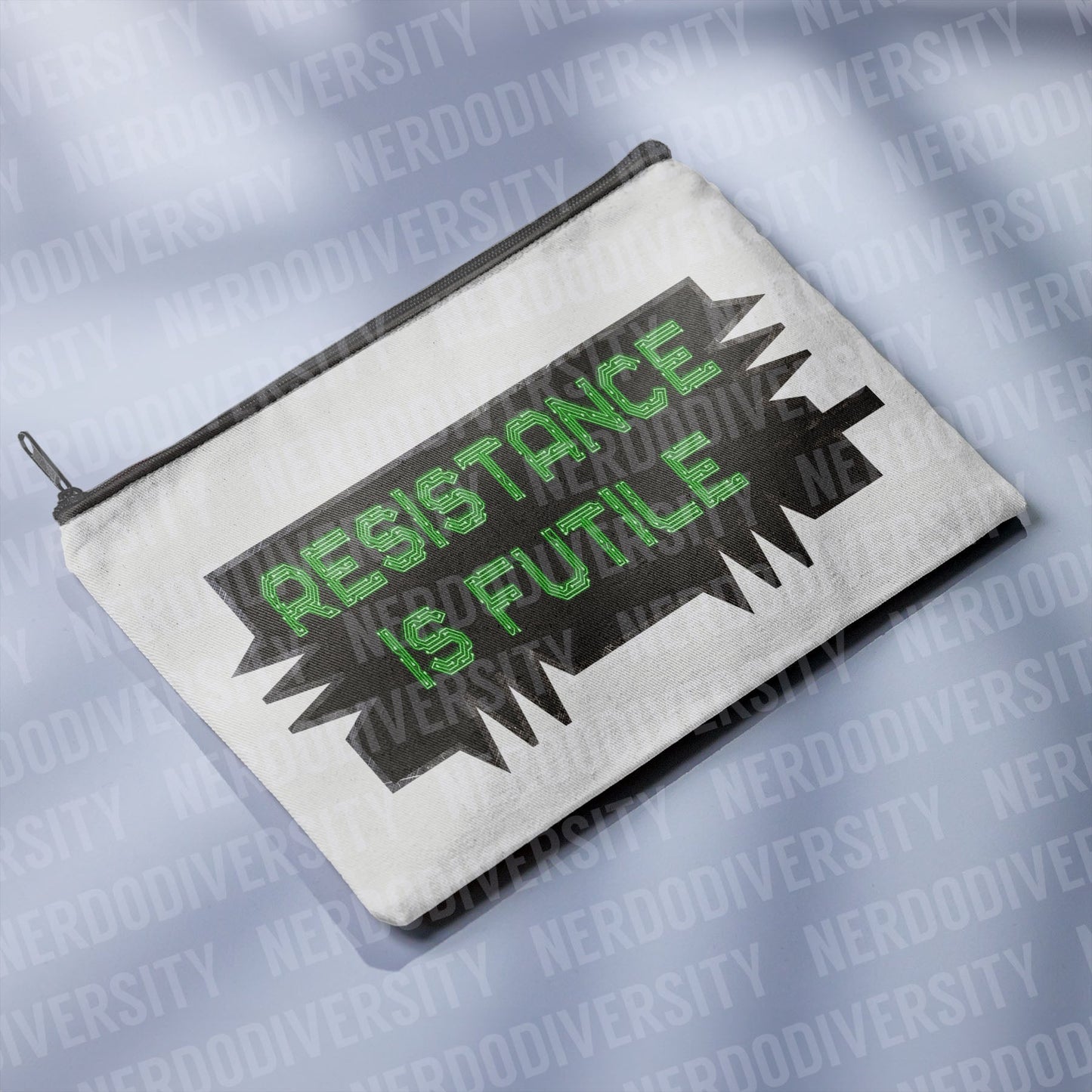 "Resistance is Futile" Zipper Pouch