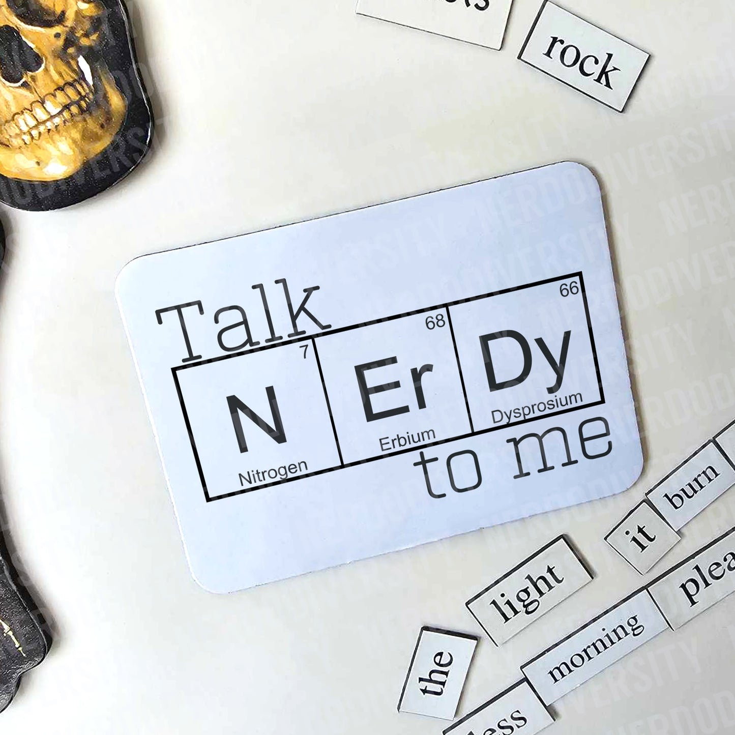 "Talk NErDy to Me" Magnet