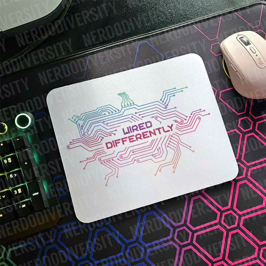 "Wired Differently" Mouse Pad