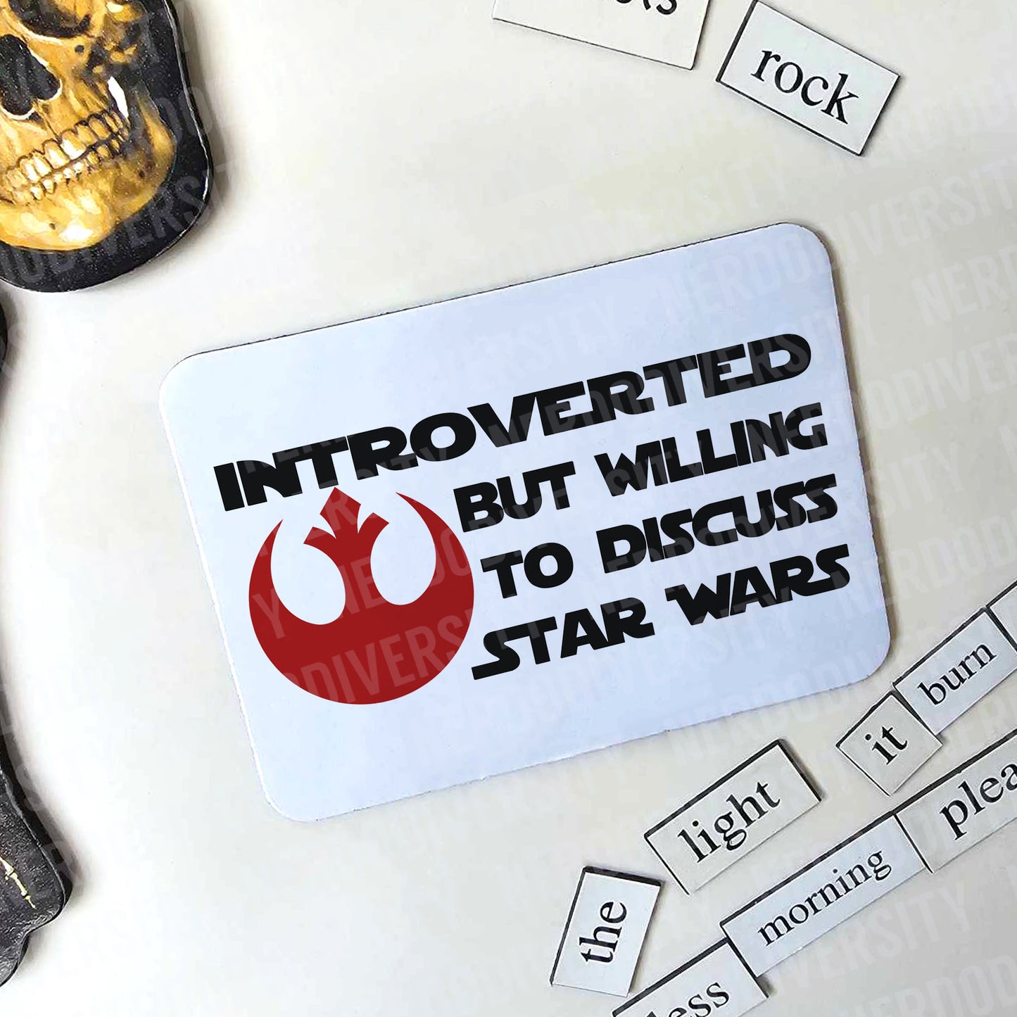 "Introverted But Willing to Discuss Star Wars" Magnet