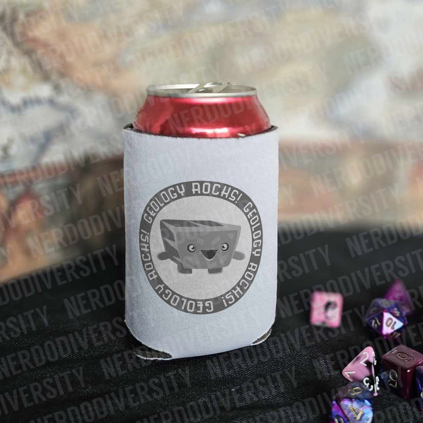 "Geology Rocks" Can Cooler