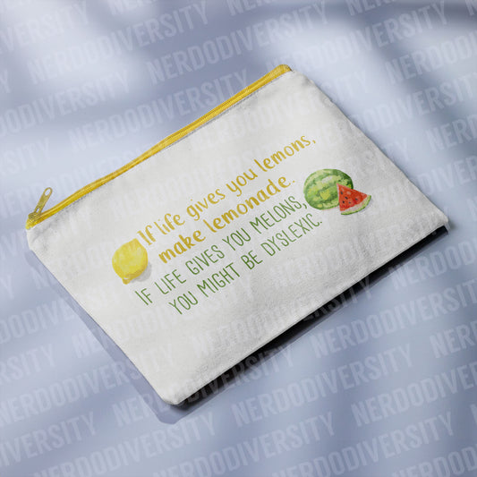 "If Life Gives You Lemons..." Zipper Pouch