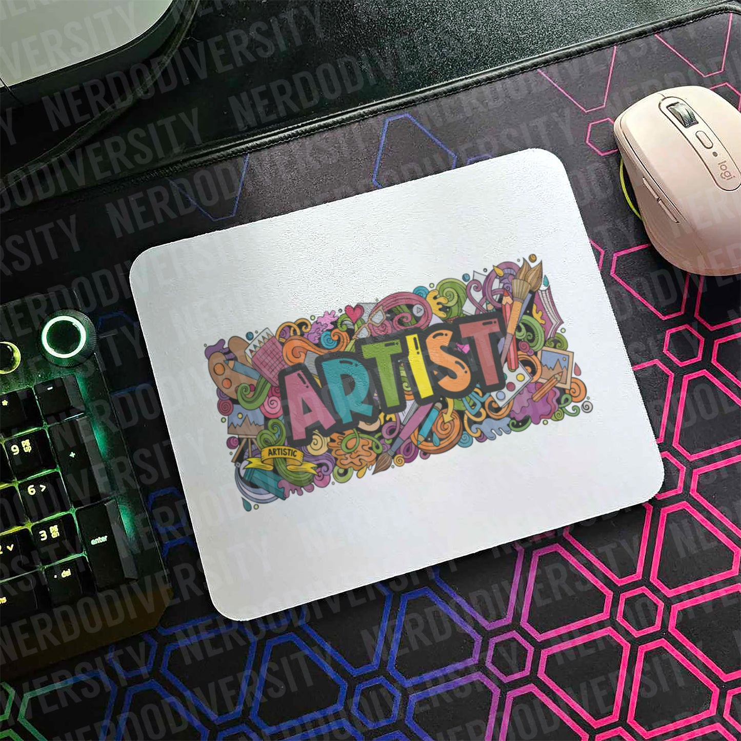 "Artist" Mouse Pad