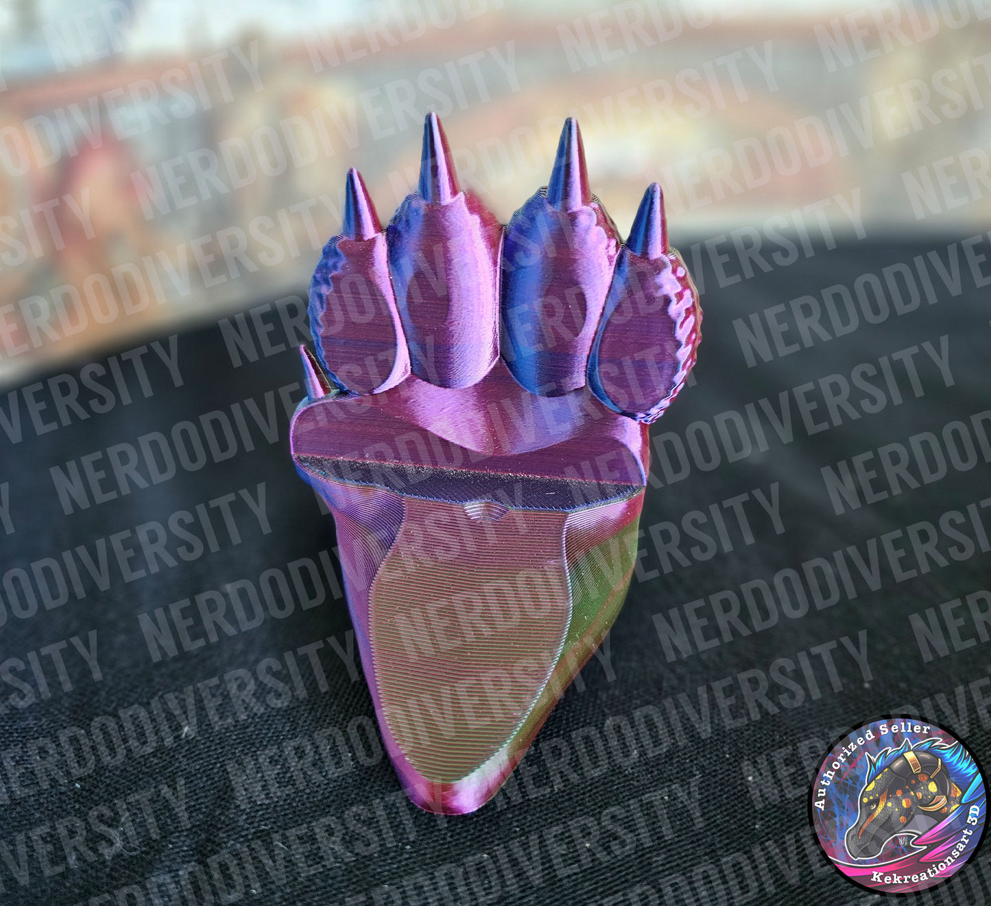 Dragon's Paw Doorstop - Hologram