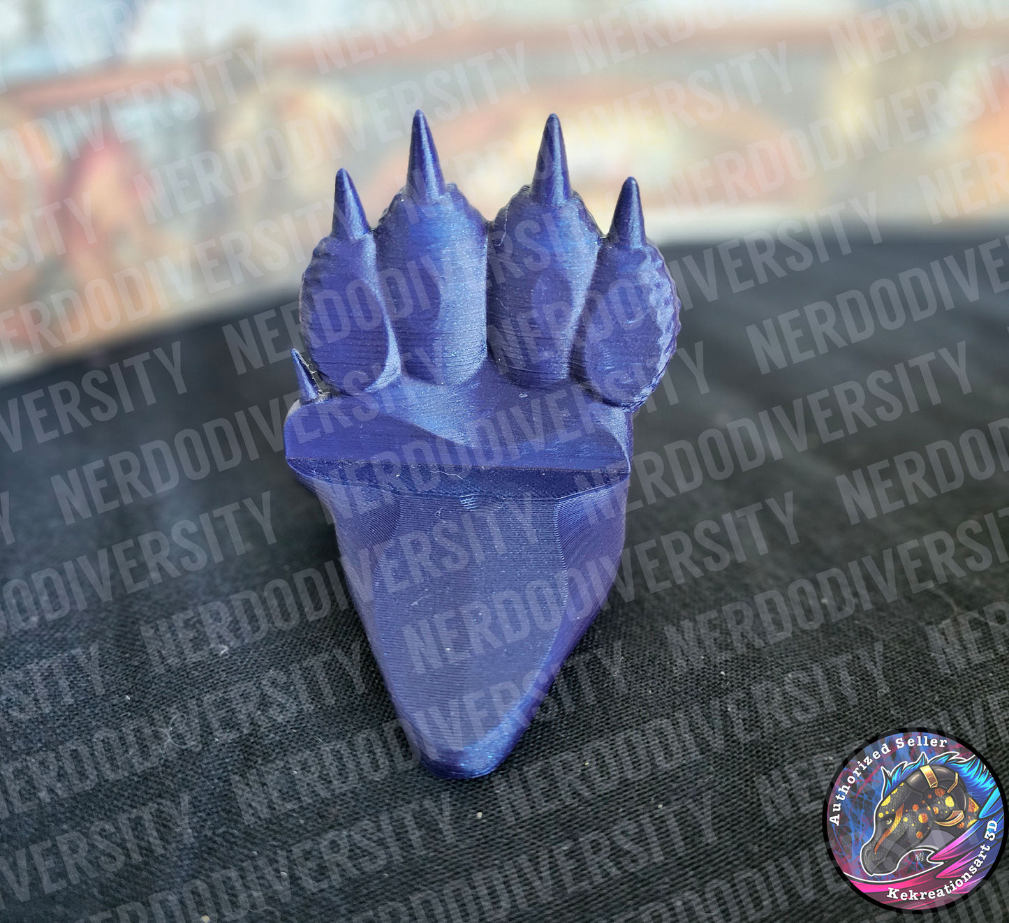 Dragon's Paw Doorstop - Midnight