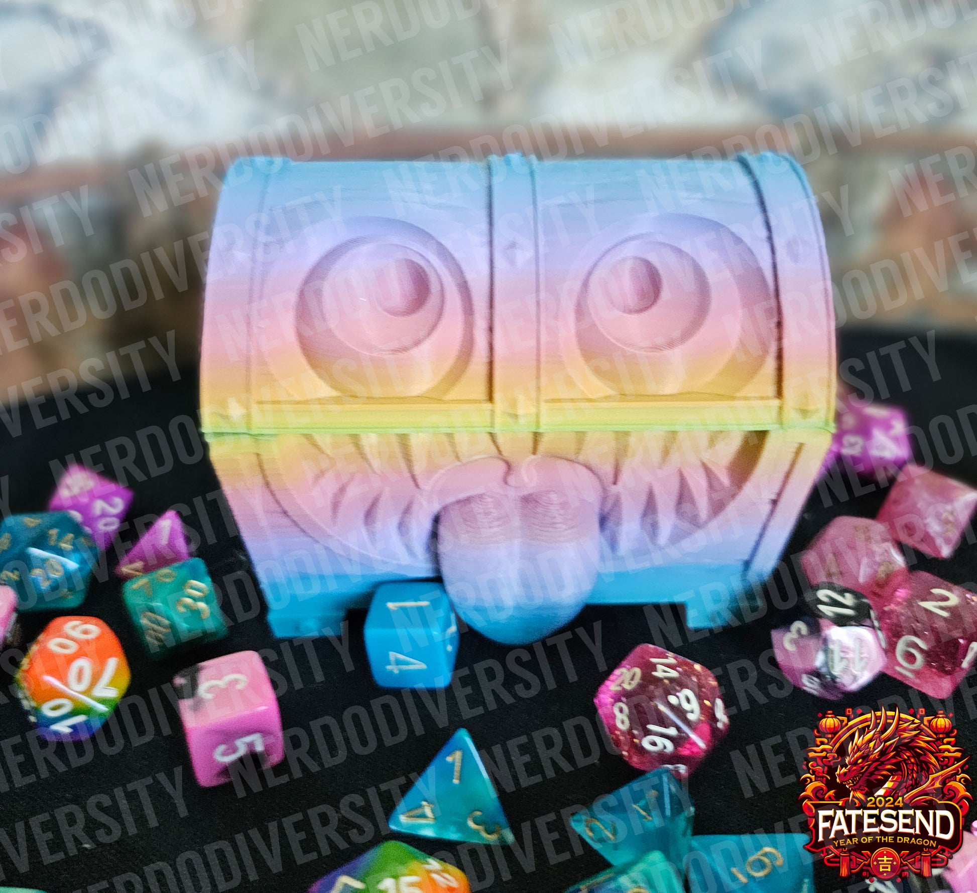 Ineffective Mimic Chest - Pastel Rainbow