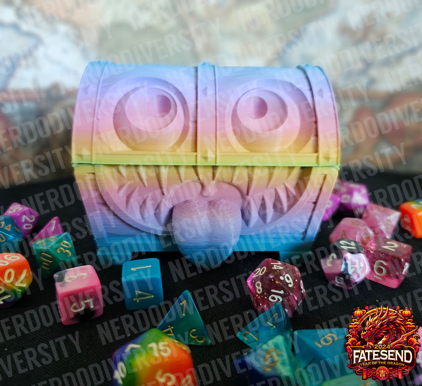 Ineffective Mimic Chest - Pastel Rainbow