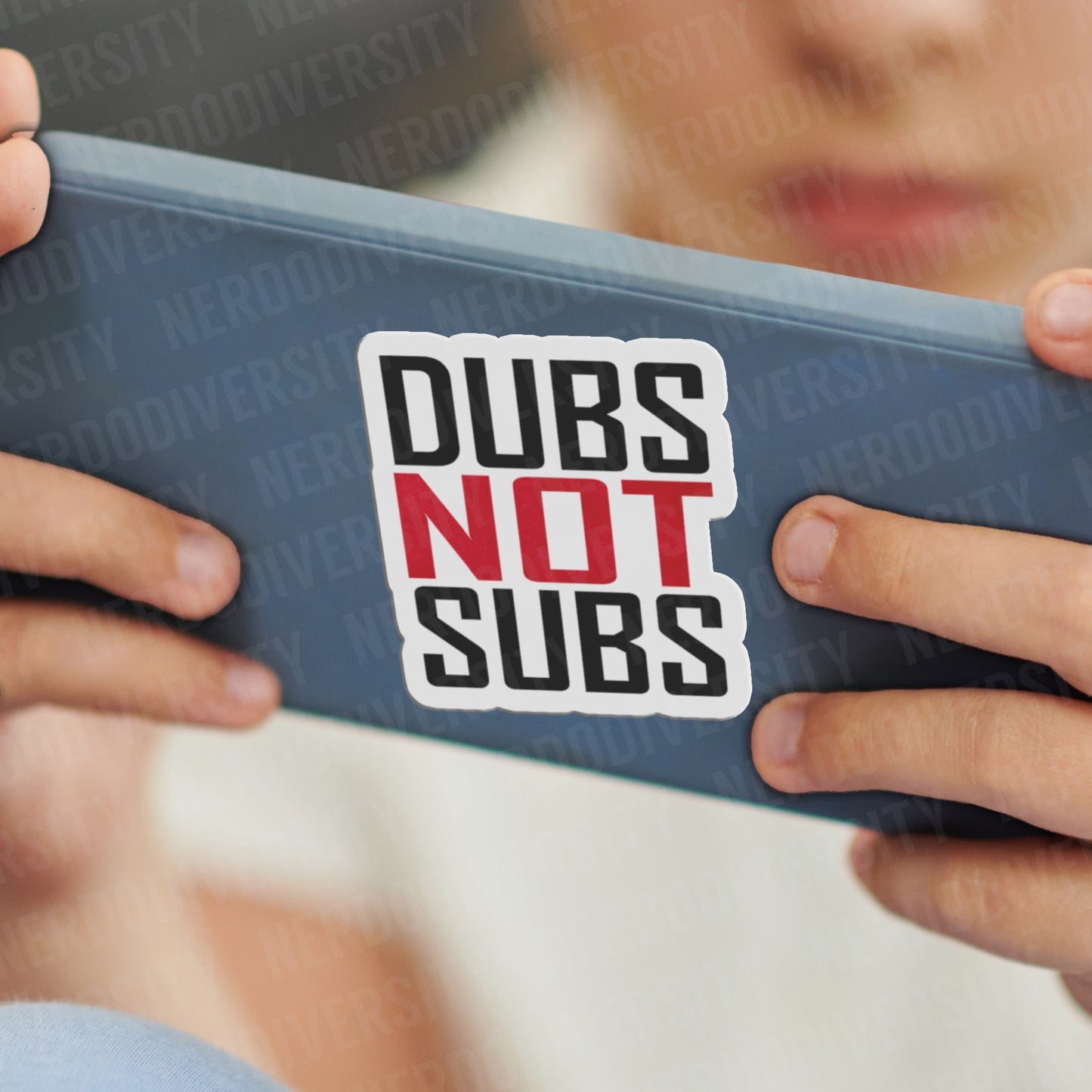 "Dubs Not Subs" Sticker