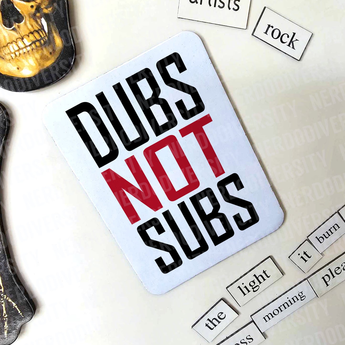 "Dubs Not Subs" Magnet