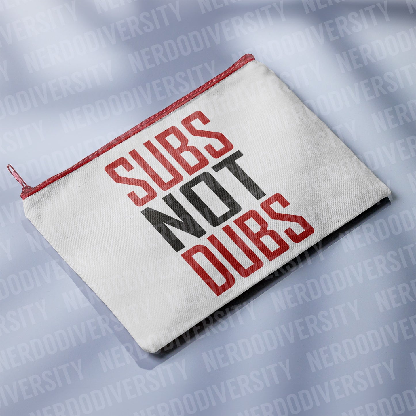 "Subs Not Dubs" Zipper Pouch