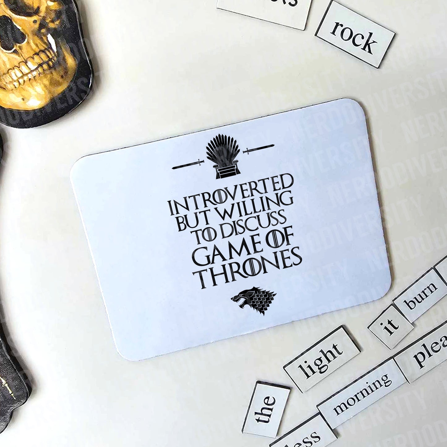 "Introverted But Willing to Discuss Game of Thrones" Magnet