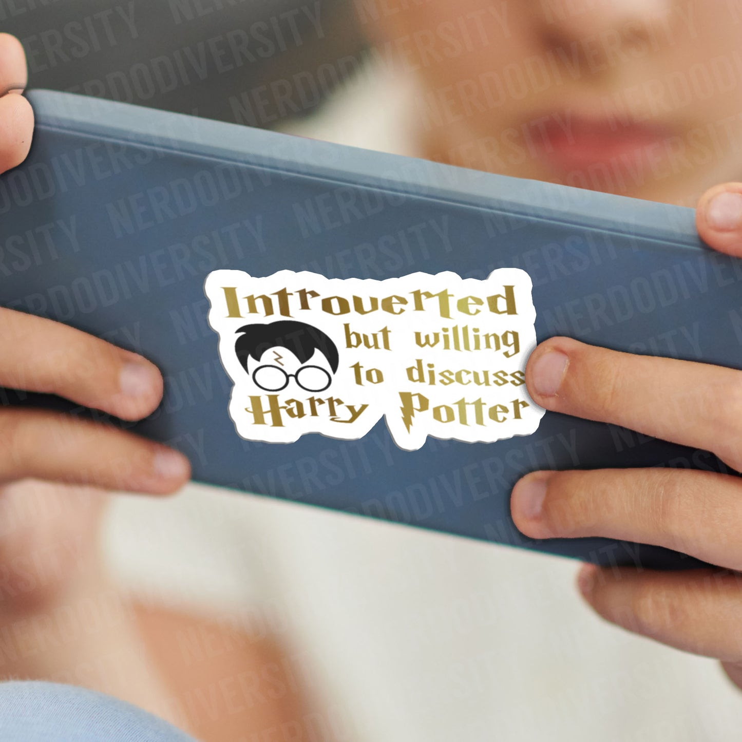 "Introverted But Willing to Discuss Harry Potter" Sticker