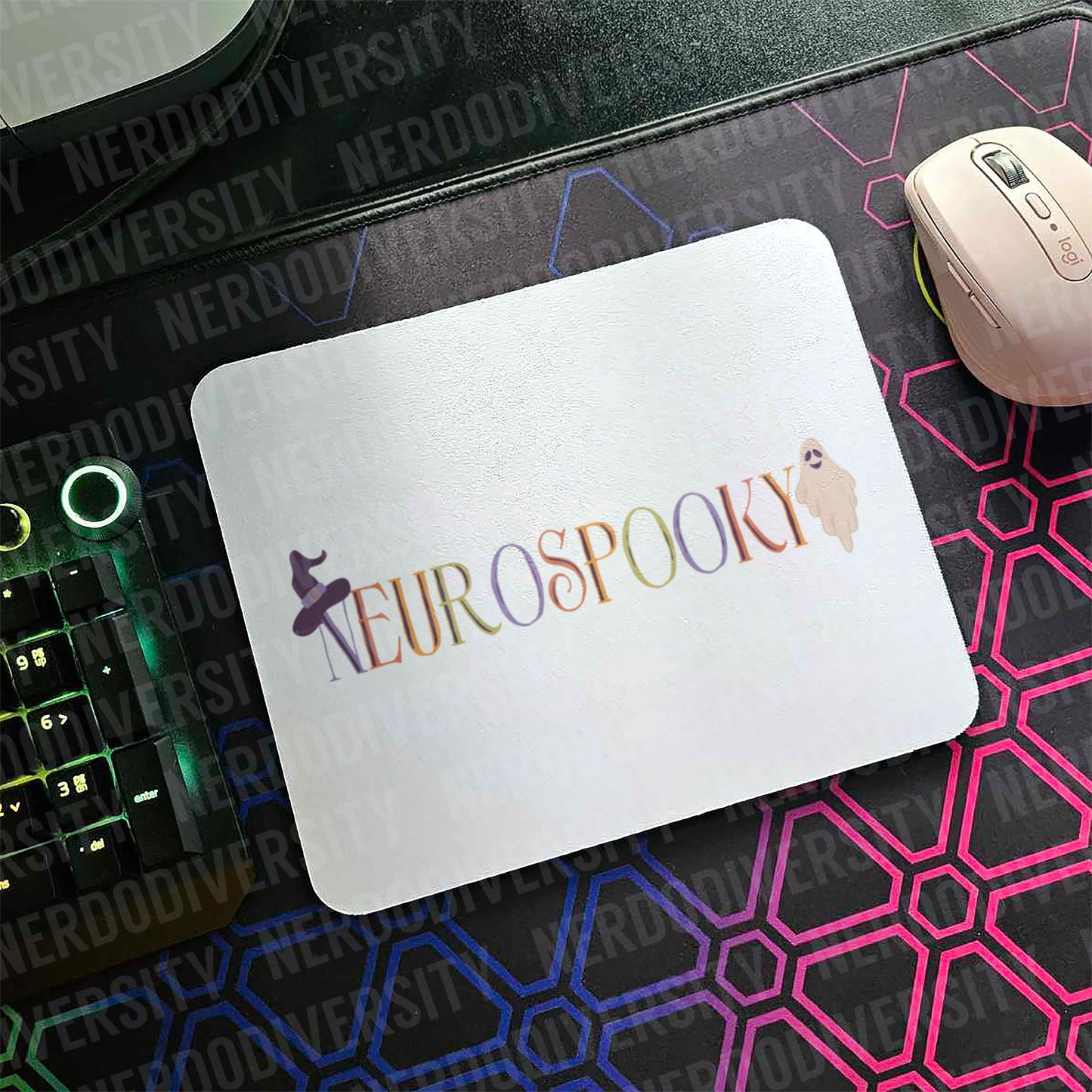 "Neurospooky" Mouse Pad