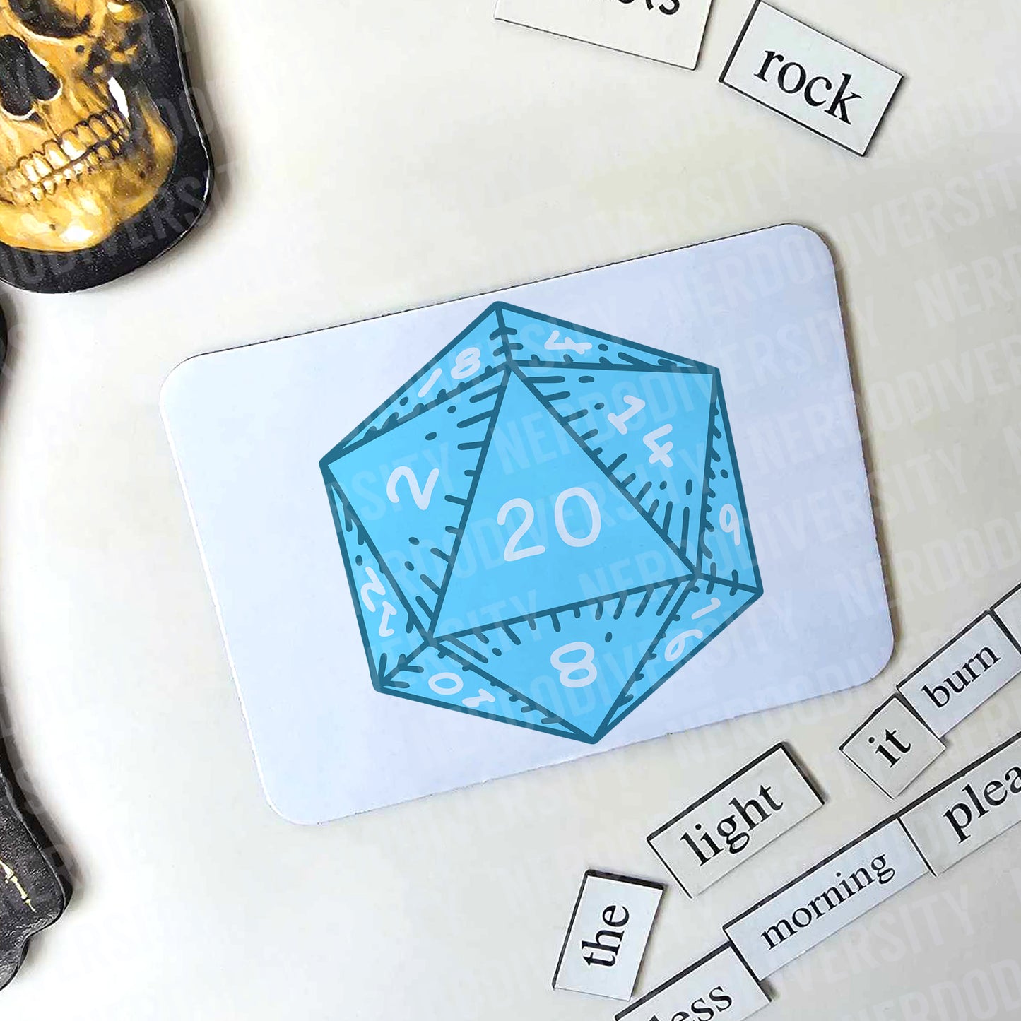 "D20 (Aqua)" Magnet