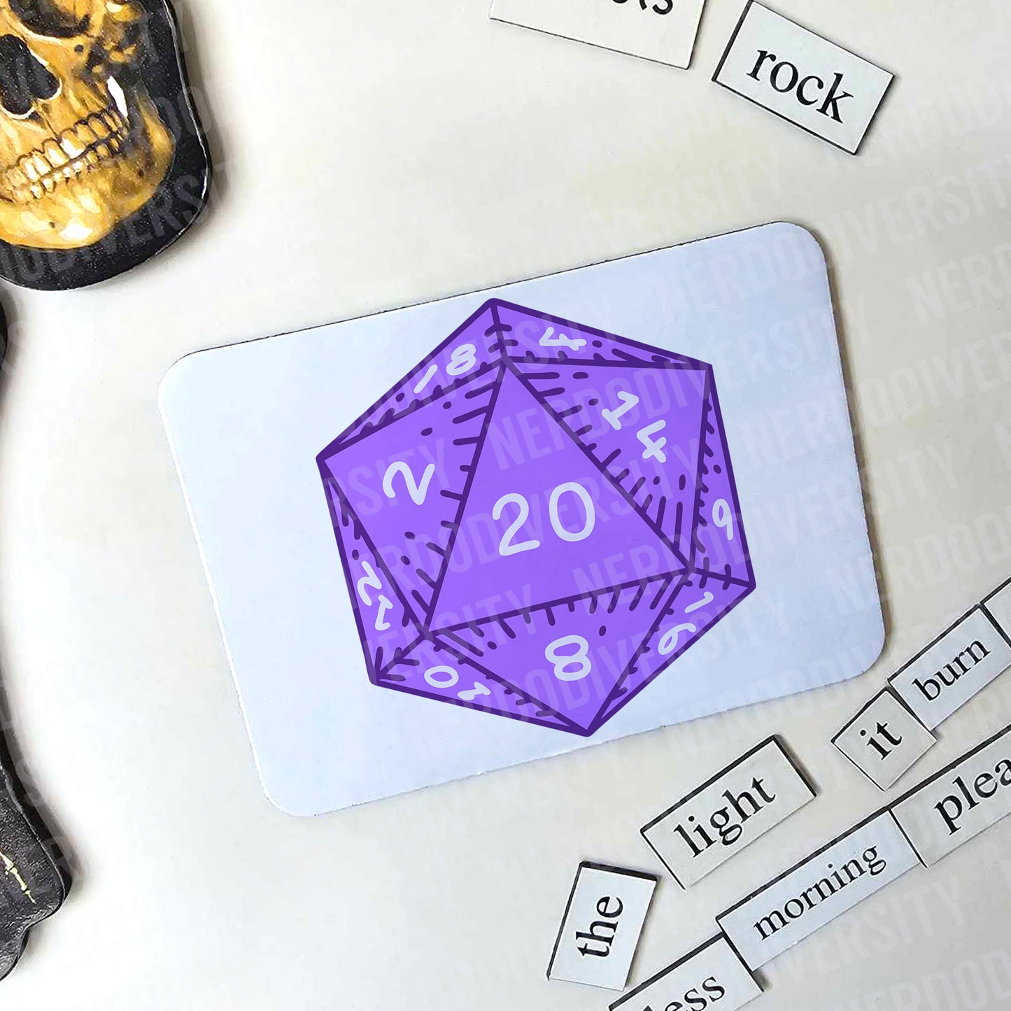 "D20 (Purple)" Magnet