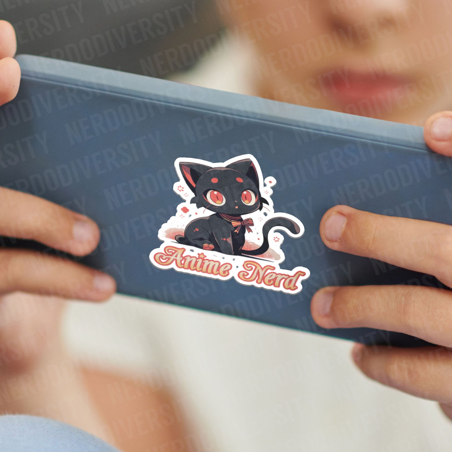 "Anime Nerd" Sticker