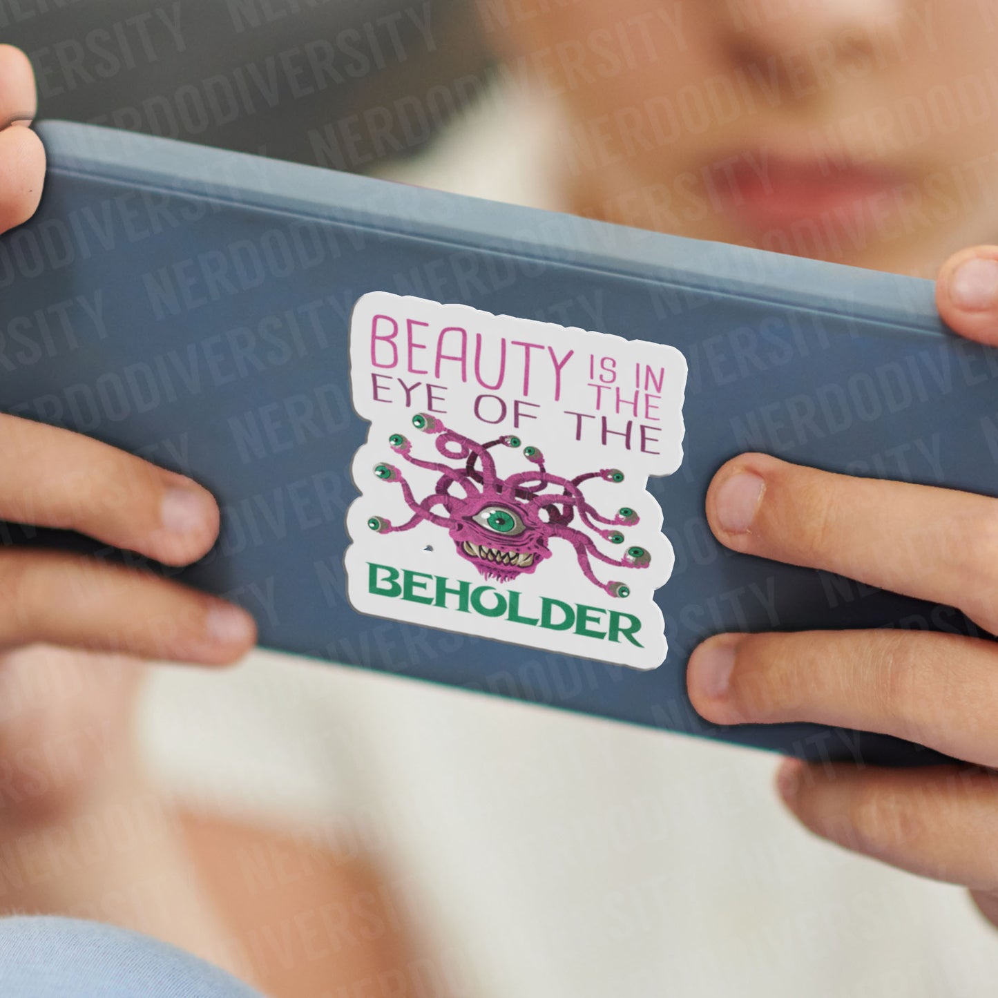 "Beauty is in the Eye of the Beholder" Sticker