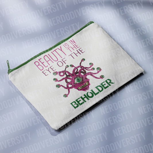 "Beauty is in the Eye of the Beholder" Zipper Pouch