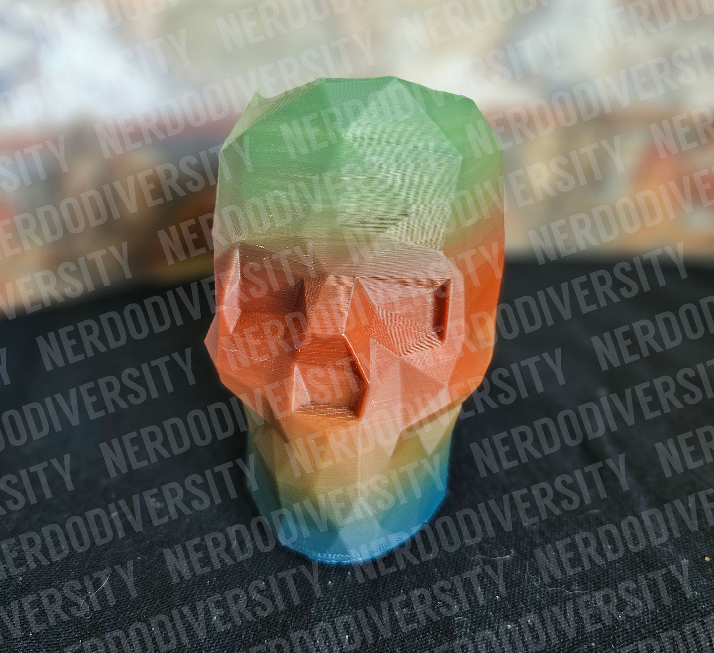 Poor Yorick Pen Holder - Antique Rainbow