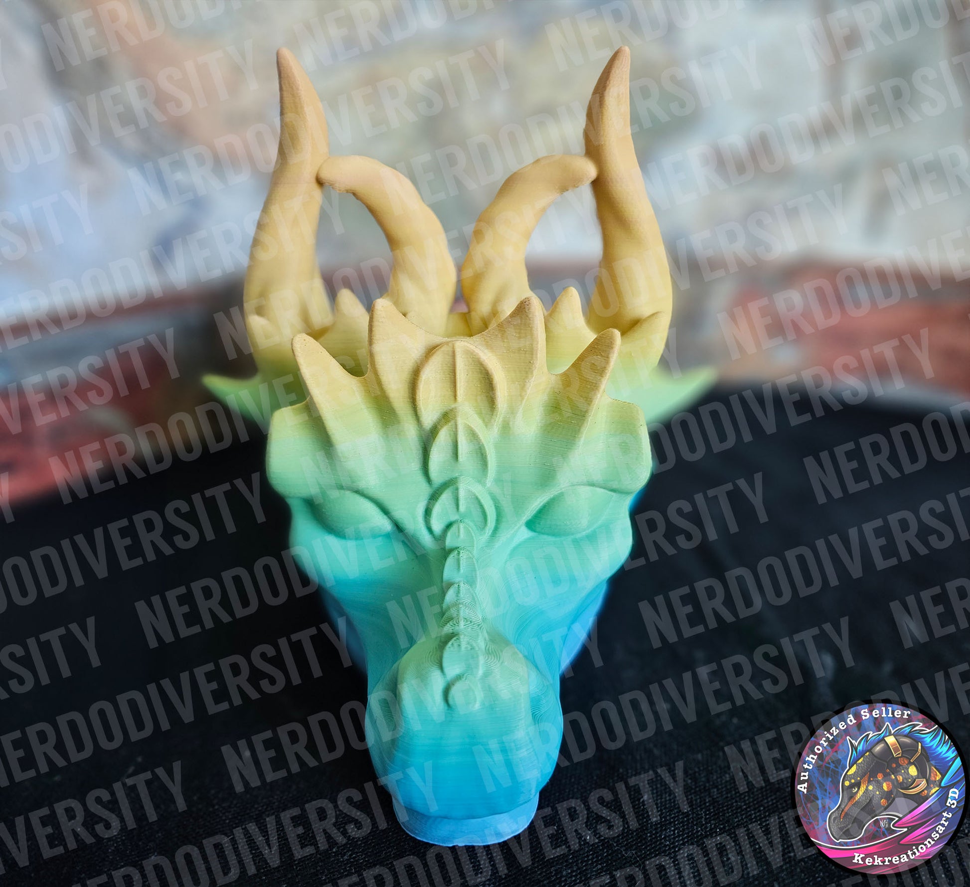 Seeing Eye Dragon - Pastel Rainbow