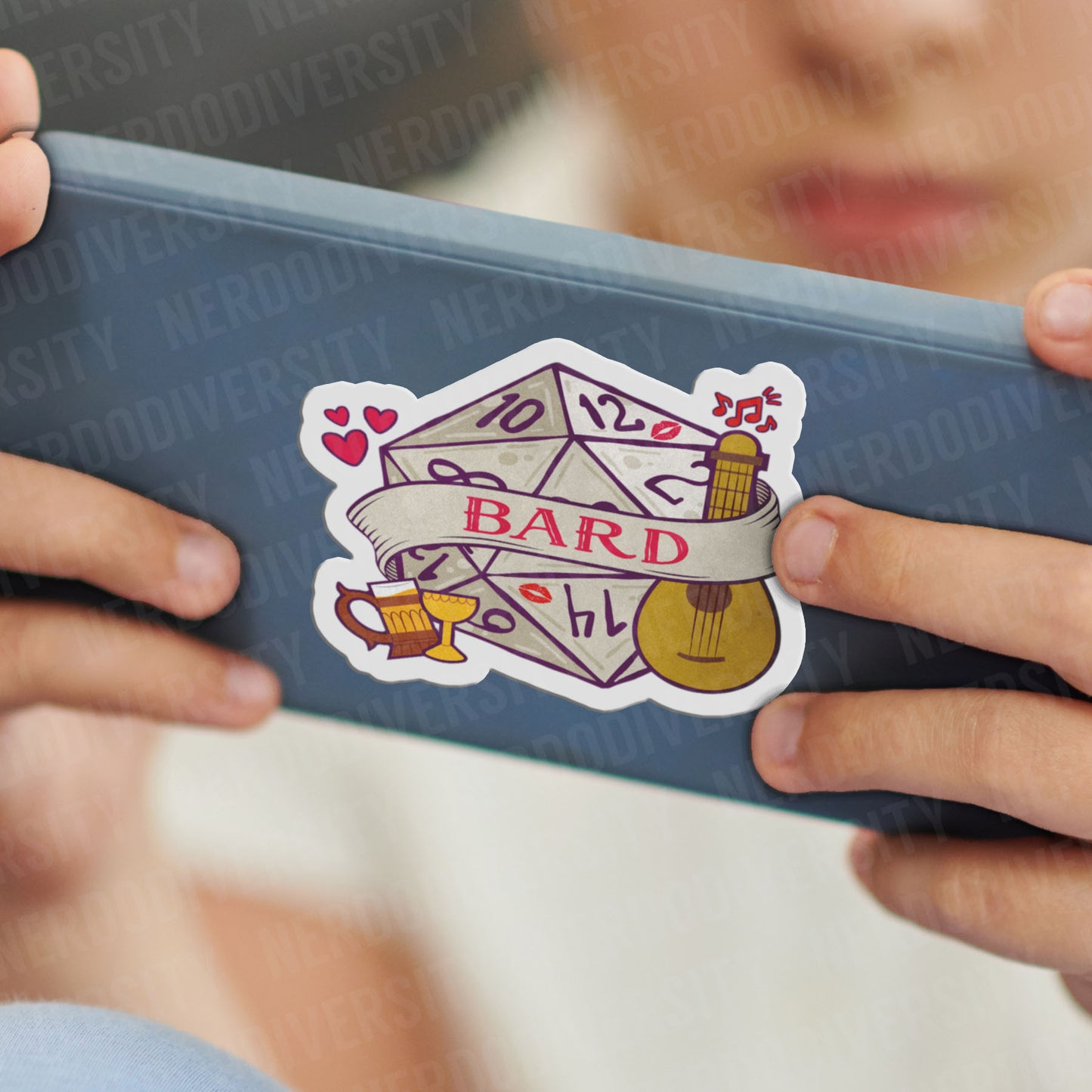 "Classy Dice - Bard" Sticker