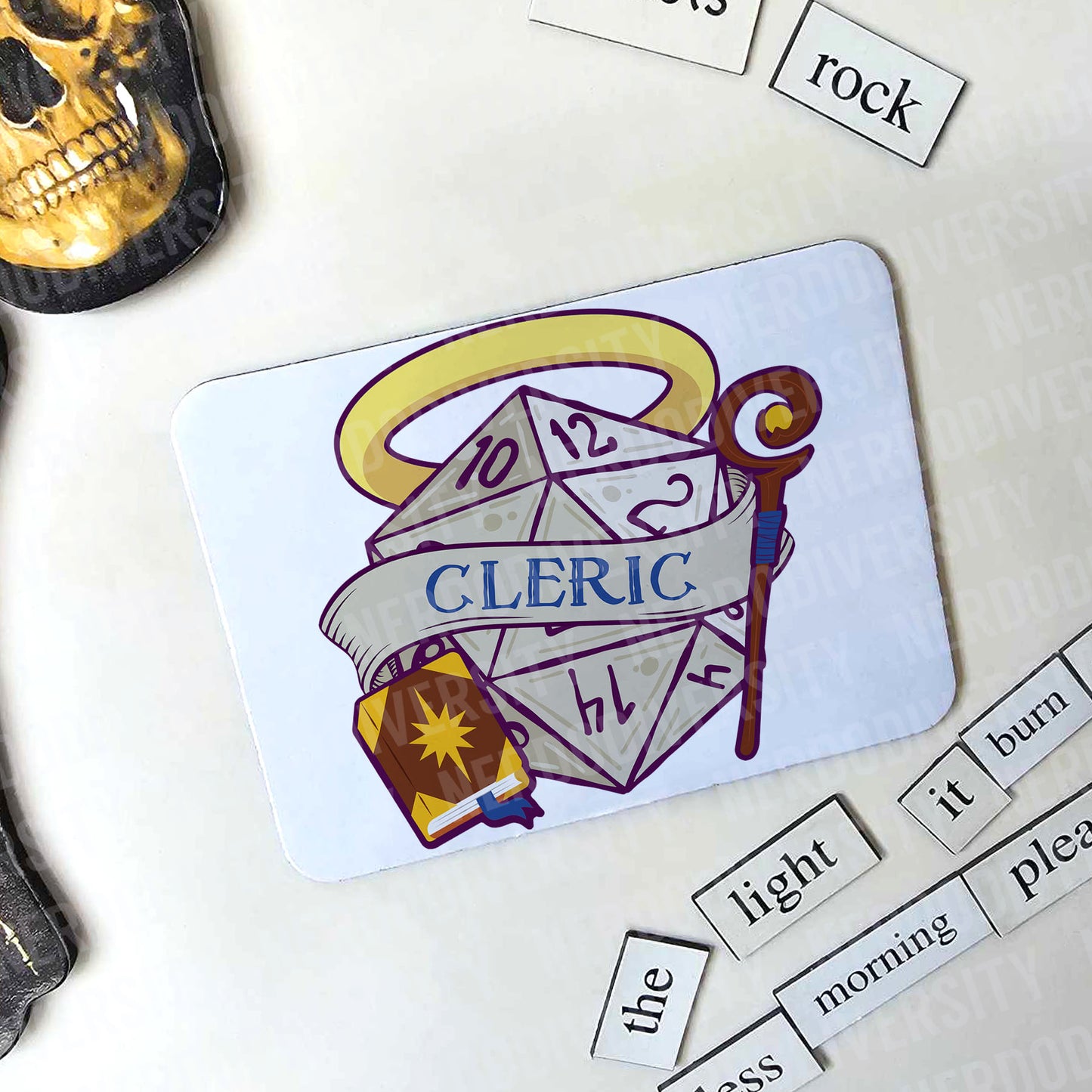 "Classy Dice - Cleric" Magnet