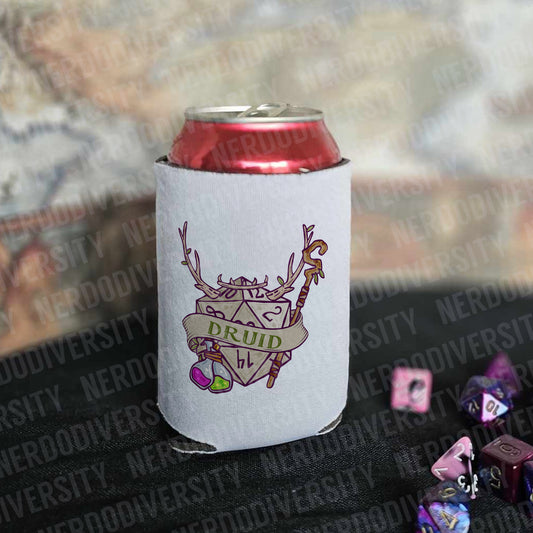 "Classy Dice - Druid" Can Cooler