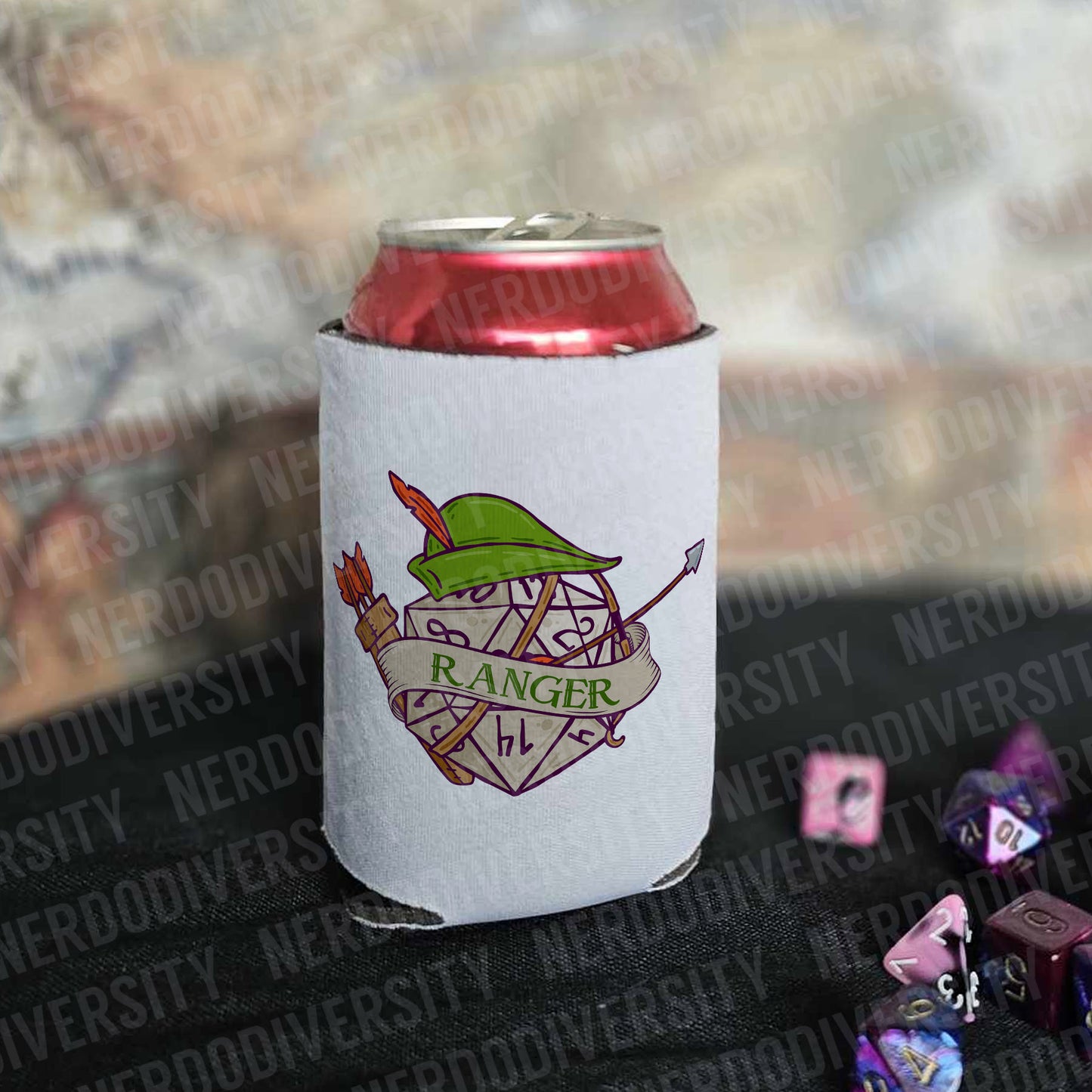 "Classy Dice - Ranger" Can Cooler