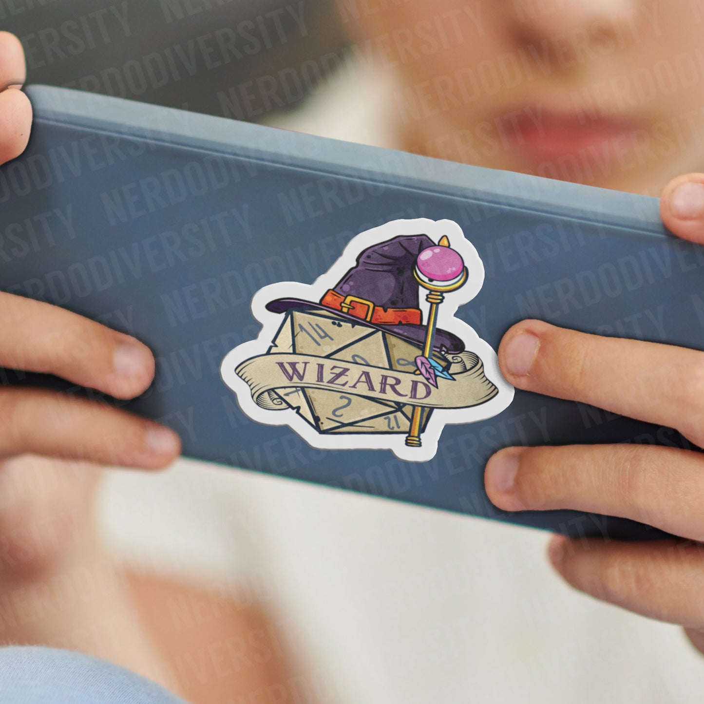 "Classy Dice - Wizard" Sticker