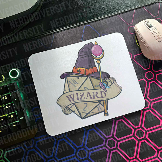 "Classy Dice - Wizard" Mouse Pad